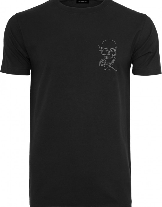 Мъжка тениска в черен цвят Mister Tee Skull One Line, Mister Tee, Тениски - Complex.bg