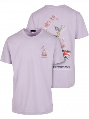 Мъжка тениска в лилав цвят Mister Tee Royal Expeditions