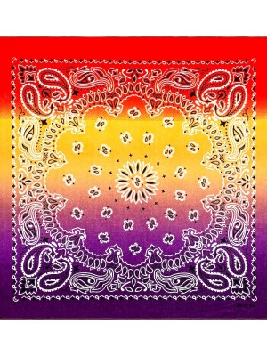 Кърпа за глава бандана HoodStyle Bandana NEW в червено омбре