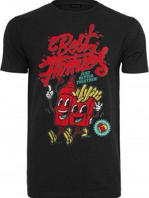 Мъжка тениска в черен цвят Mister Tee Best Homies