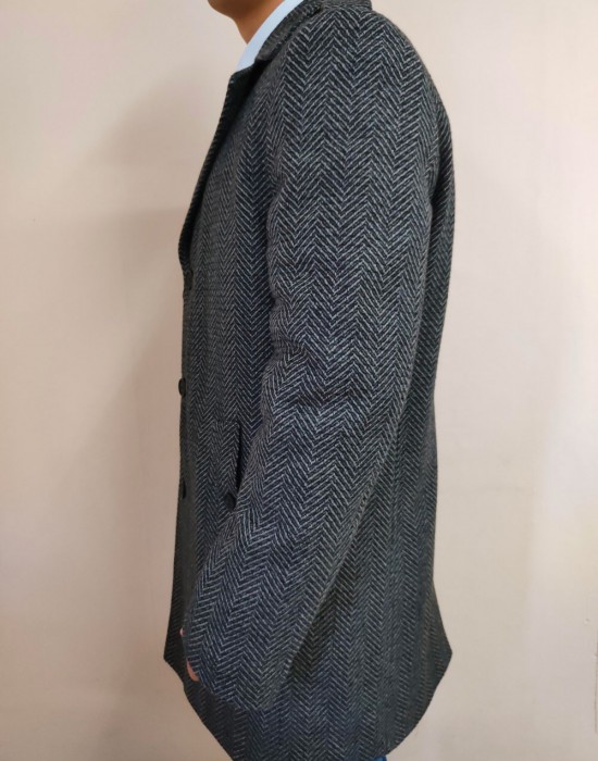 Мъжко палто в сив цвят Emilio Adani, Emilio Adani, Палта - Complex.bg