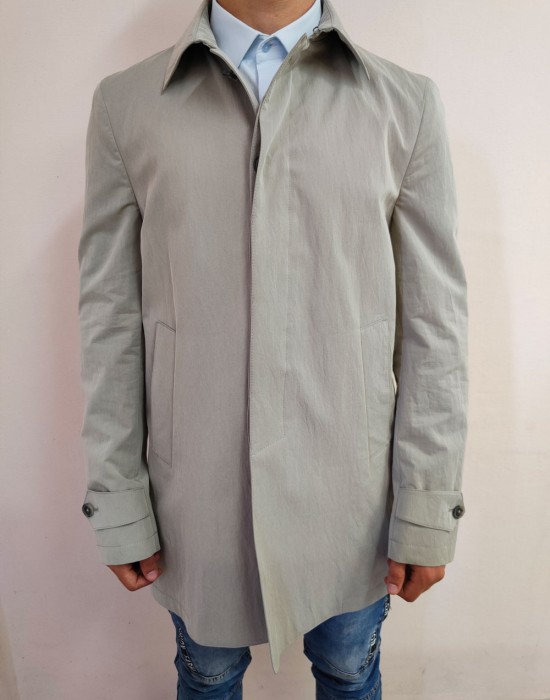 Мъжко тънко палто сив цвят Van Gils, Van Gils, Палта - Complex.bg