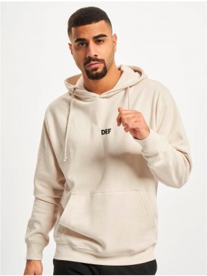 Мъжки суичър в бежов цвят DEF Oversized