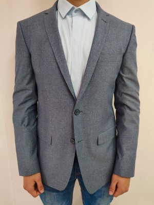 Елегантно мъжко сако Fairway Jaket в син меланж Marlane