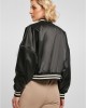 Дамско късо колежанско яке в черен цвят Ladies Jacket, Urban Classics, Якета - Complex.bg