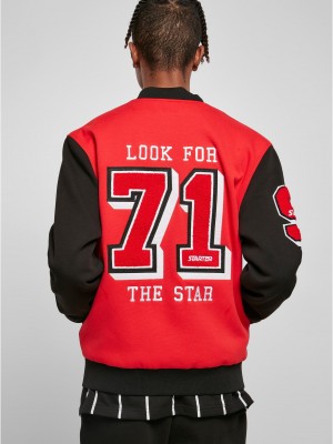 Мъжко колежанско яке в червено Starter 71 College Jacket 