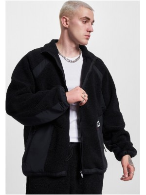 Мъжко пухено яке в черен цвят  SOUTHPOLE  Sherpa 