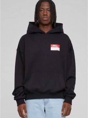 Мъжки суичър в черен цвят Urban Classics Hey! My Name Is