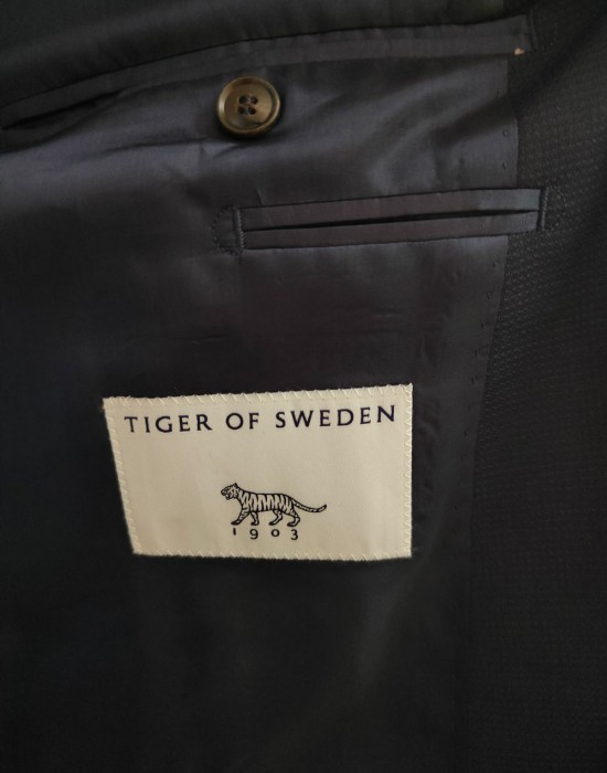 Мъжко сако в тъмносин цвят Tiger of Sweden, Tiger of Sweden, Сака - Complex.bg