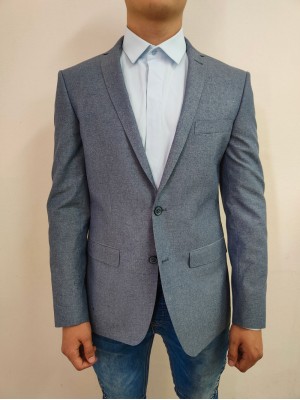 Стилно мъжко сако в сив цвят Marlane