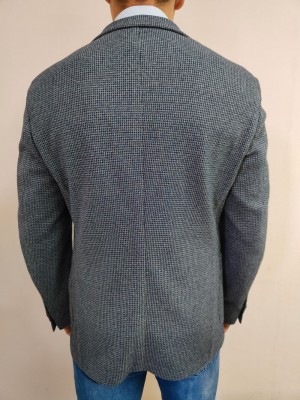 Мъжко сако в син пепит Van Gils