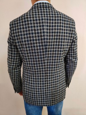 Мъжко елегантно сако в каре Van Gils