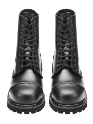 Черни кубинки естествена кожа Brandit Phantom 10 Eyelet