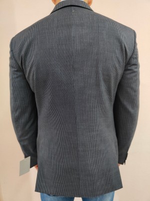 Елегантно мъжко сако в тъмносиньо каре Marlane