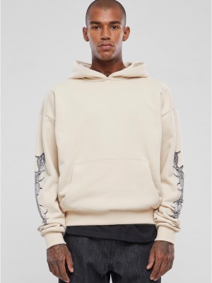 Мъжки суичър в бежов цвят Urban Classics God Loyalty Love