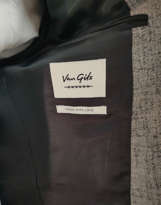 Мъжко сако в цвят сив меланж Van Gils, Van Gils, Сака - Complex.bg