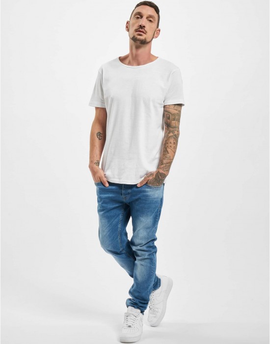 Мъжки тесни Slim Fit дънки DEF Hines в син цвят, DEF, Дънки - Complex.bg