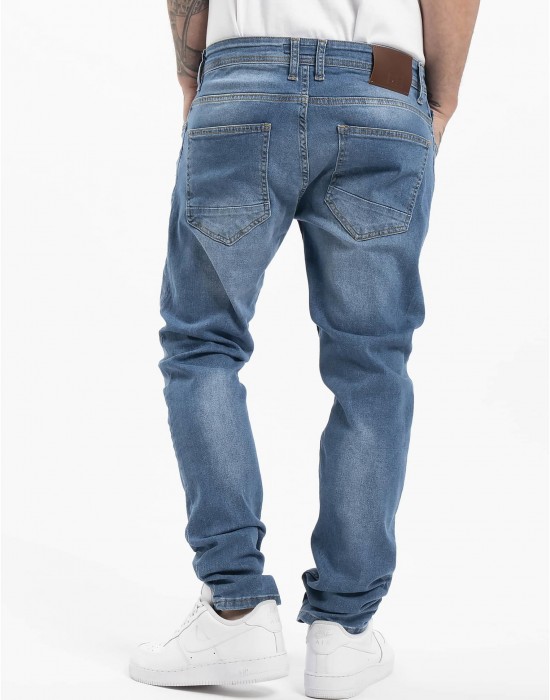 Мъжки тесни Slim Fit дънки DEF Hines в син цвят, DEF, Дънки - Complex.bg