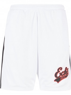 Мъжки къси панталони в бял цвят Ecko Unltd BBALL Мъжки къси панталони в бял цвят Ecko Unltd BBALL