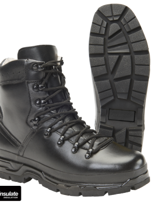 Черни кубинки естествена кожа Brandit Bergschuh