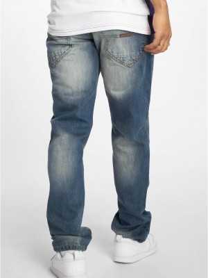 Мъжки дънки в осин цвят Rocawear TUE light blue washed