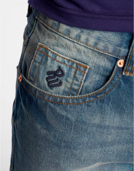 Мъжки дънки в осин цвят Rocawear TUE light blue washed, Rocawear, Дънки - Complex.bg
