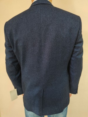 Мъжко елегантно сако в син цвят Digel