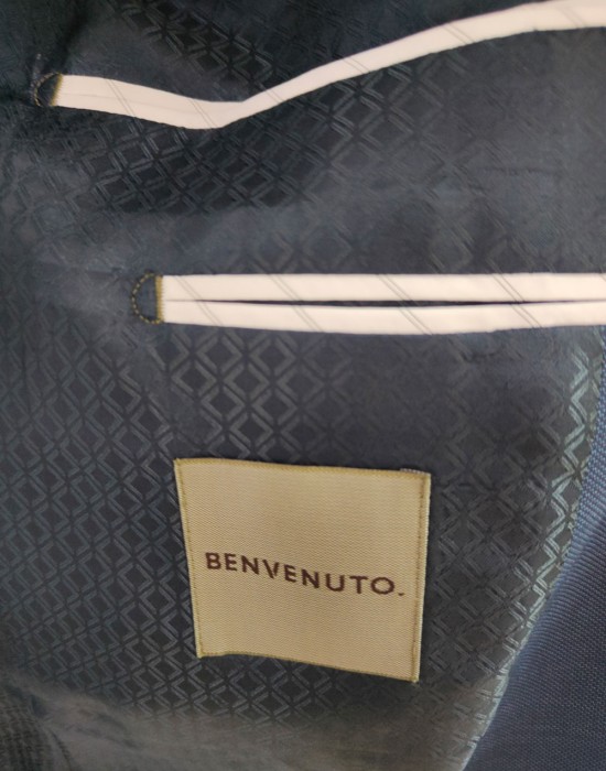 Елегантно мъжко сако в тъмносин цвят Benvenuto, Benvenuto, Сака - Complex.bg