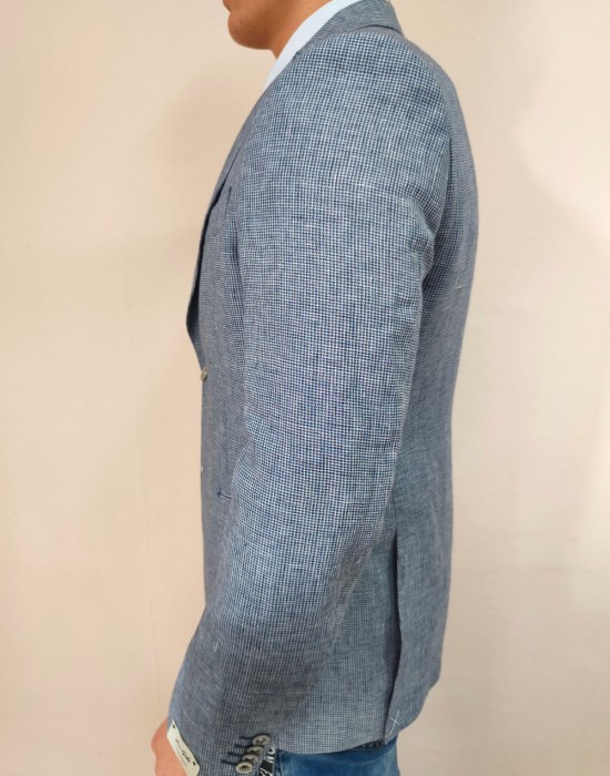 Мъжко елегантно сако в син цвят Van Gils & Angelico, Van Gils, Сака - Complex.bg
