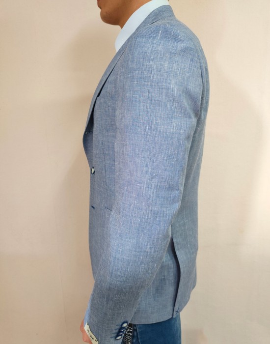 Мъжко стилно сако в светлосин цвят Van Gils, Van Gils, Сака - Complex.bg