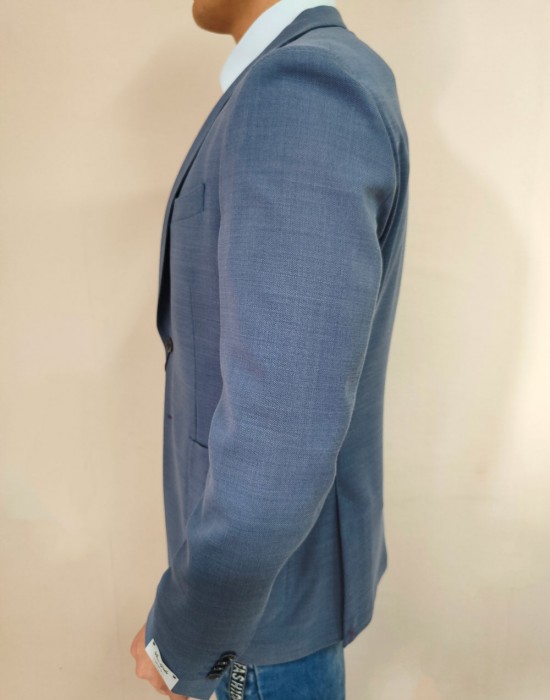 Мъжко стилно сако Lanerosi в син цвят Van Gils, Van Gils, Сака - Complex.bg