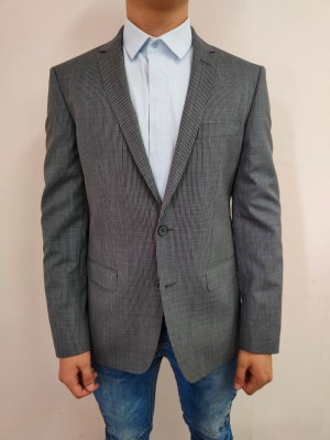 Мъжко елегантно сако в сив цвят Marlane