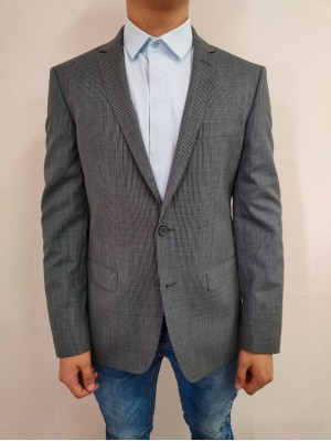 Мъжко елегантно сако в сив цвят Marlane
