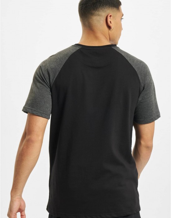 Сива мъжка тениска с контрастни ръкави DEF Roy, DEF, Тениски - Complex.bg
