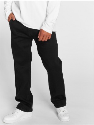 Мъжки широки дънки в черно Dangerous DNGRS Brother