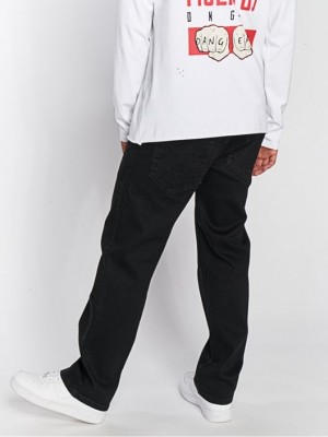 Мъжки широки дънки в черно Dangerous DNGRS Brother