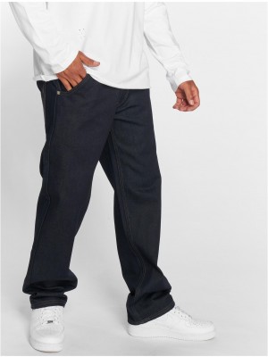 Мъжки широки дънки в цвят индиго Dangerous DNGRS Brother