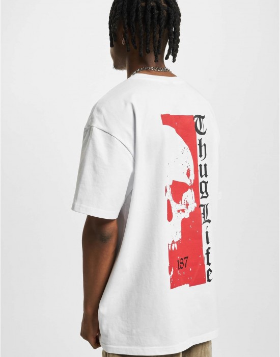 Мъжка тениска в бял цвят Thug Life Trojan Horse, Thug Life, Тениски - Complex.bg