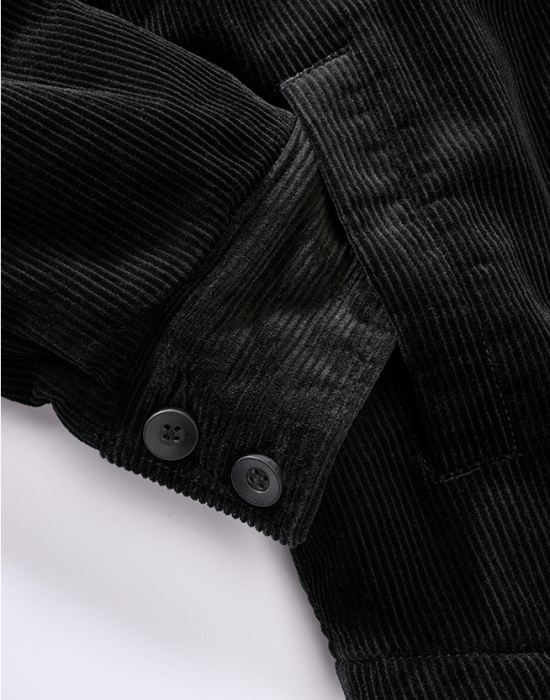Подплатено кадифено яке в черен цвят Brandit Corduroy, Brandit, Зимни якета - Complex.bg