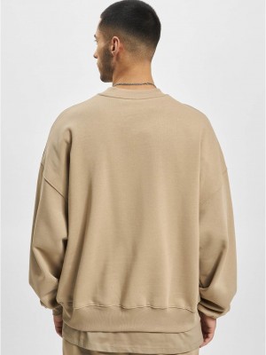 Мъжка блуза в светлокафяв  цвят DEF Basic Мъжка блуза в светлокафяв  цвят DEF Basic