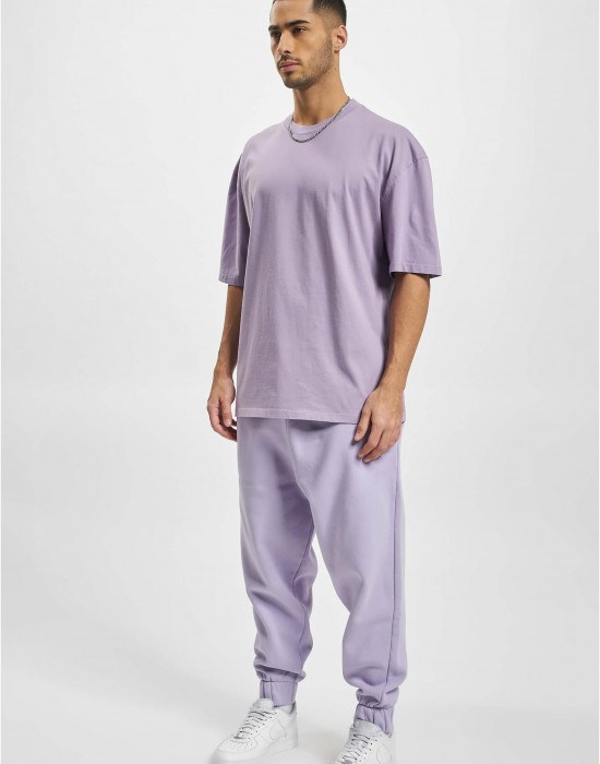 Мъжка тениска в светлолилав цвят DEF Basic, DEF, Тениски - Complex.bg
