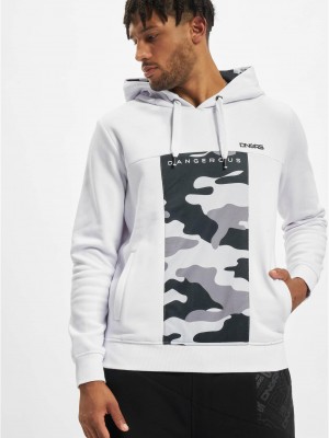 Мъжки суичър в бяло Dangerous DNGRS Control 