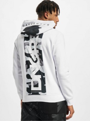 Мъжки суичър в бяло Dangerous DNGRS Control 