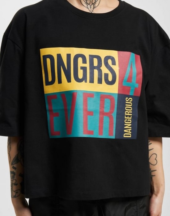 Дамска тениска в черен цвят Dangerous DNGRS 4C, Dangerous DNGRS, Тениски - Complex.bg