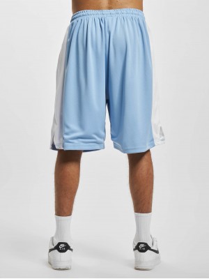 Мъжки къси панталони в светлосин цвят DEF STRIPES