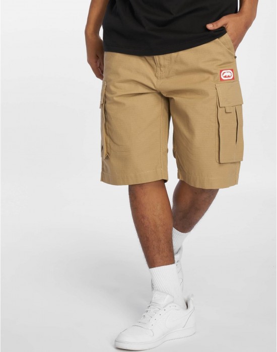 Мъжки къси панталони Ecko Unltd Rockaway в бежов цвят, Eckō Unltd, Къси - Complex.bg