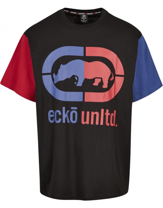 Мъжка широка тениска в черен цвят Ecko Unltd Grande, Eckō Unltd, Тениски - Complex.bg
