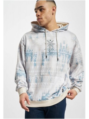 Мъжки суичър с качулка в сив и син цвят Just Rhyse Pocosol Мъжки суичър с качулка в сив и син цвят Just Rhyse Pocosol