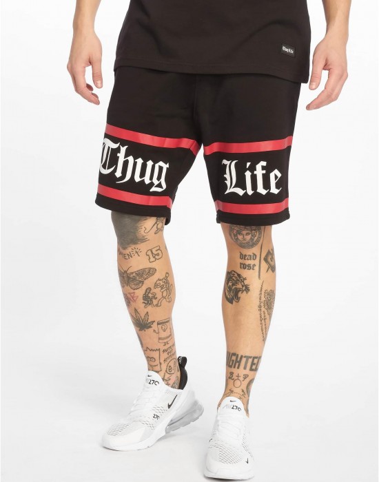 Мъжки къси панталони в черен цвят Thug Life Brick, Thug Life, Къси - Complex.bg