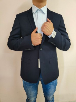 Мъжко стилно сако в тъмносин цвят Van Gils